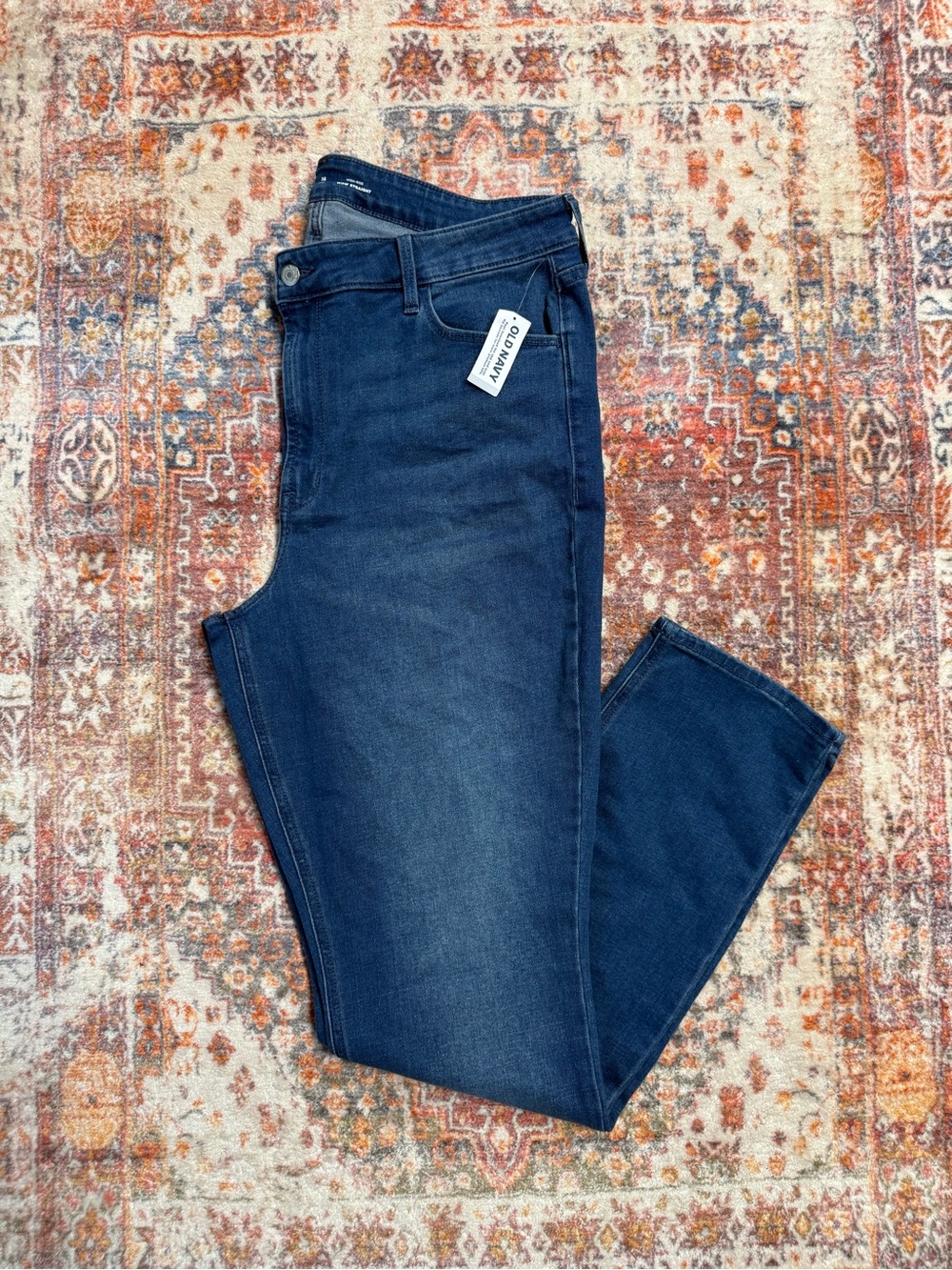 Old Navy High-Rise Wow Straight Jeans Size 16 Tall NWT